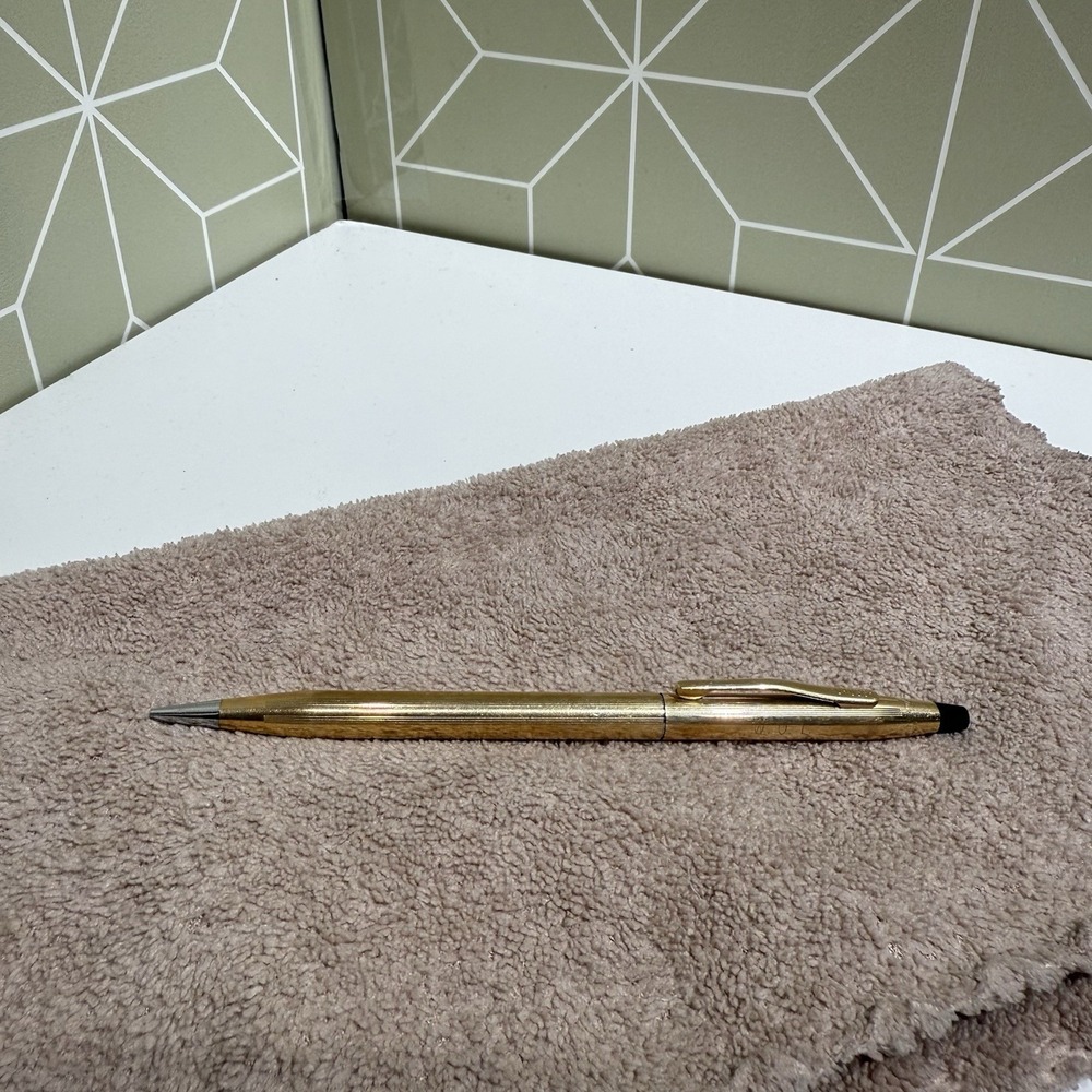 Cross Beautiful Gold Plated 0.7 mm Pocket Clip Beautiful Mechanical Pencil